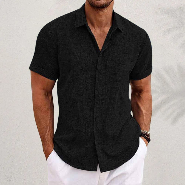 Noirval™ | Chemise en Lin Classique (1+1 gratuit)