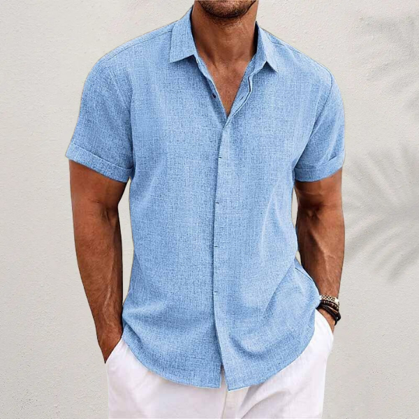 Noirval™ | Chemise en Lin Classique (1+1 gratuit)
